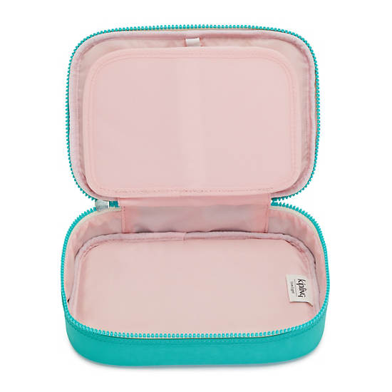 Kipling 100 Pens Klassieke Case Tassen Turquoise | BE 2031XY